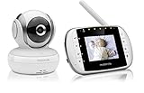 Motorola MBP 33S – Video Babyphone mit 2.8 Zoll Farbdisplay und bis zu 300 Meter Reichweite, weiß - 4