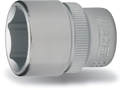 HAZET Douille 880-6 ∙ Carré Creux 10 mm (3/8 Pouce) ∙ Profil Traction à 6 pans extérieurs ∙ Taille: 6 ∙ Longueur : 24 mm, Multicolore