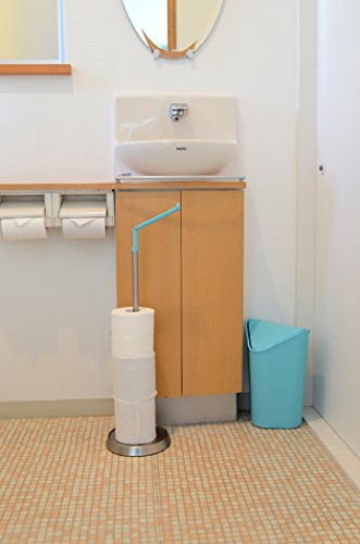 Umbra 086905-276 Corner Mini, Küchenmüll-/Tischmüll-/Abfalleimer, 5 L, türkis blau - 6