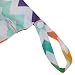 Waterproof Resuable Wet Dry Baby Diaper Bag Organizer Pouch with Dual Zipper Rainbow