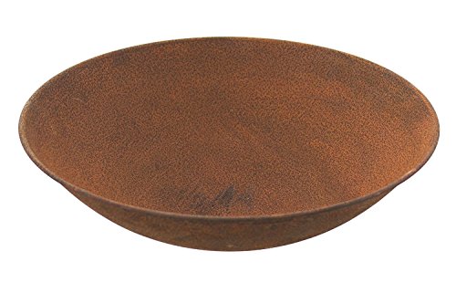 Feuerschale „Rosti“, 2tlg. Dekosäule, Feuersäule Dekofeuer Garten Rost Optik modern ausgefallen - 4