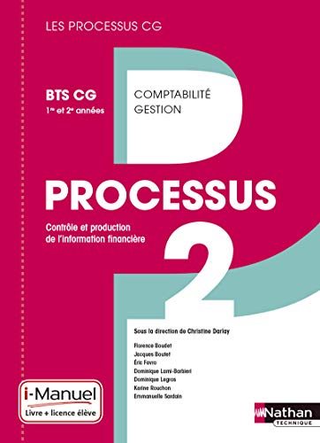 Télécharger Processus 2 BTS CG 1re et 2e années Livre eBook France