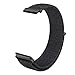 Produktbild Glowjoy Watch Straps für Samsung Galaxy Watch 46mm,Nylon Uhrenarmband Atmungsaktive Sportarmband Schweißfest Smartwatch Uhrenband mit Schnellverschluss Schnalle für Damen und Herren (Schwarz)