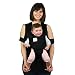 Baby Slings Carrier Natural Cotton Original Baby Wrap | Multiple Positions Soft and Lightweight Sling for Newborn Infants from Birth | Black