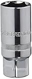 Chrom Vanadium \'Bavaria 49372448 Zündkerzenschlüssel für Ratsche 1/2DR. 21 mm, verchromt