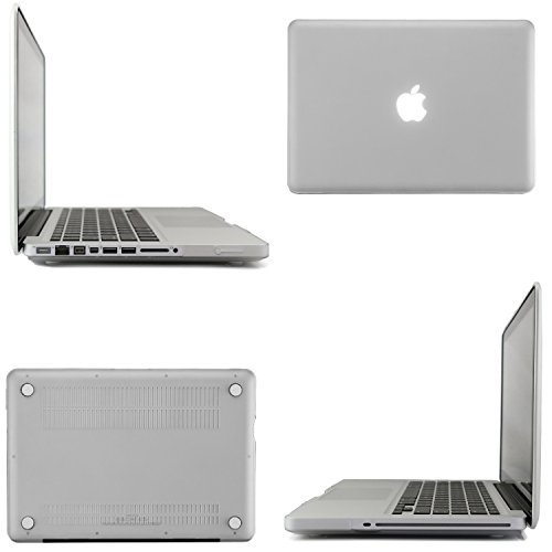 i-Buy Matte Gummierte Harte Schutzh  lle H  lle f  r Apple Macbook Air 15 4 Zoll mit DVD-Treiber   Schutzfolie   Silikon Tastaturschutz   Anti-Staub-S