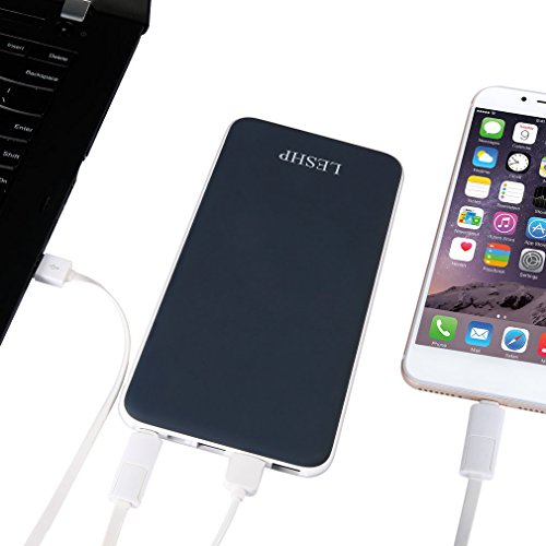 Cargador Portátil, LESHP Power Bank 20000mAh, Batería Externa