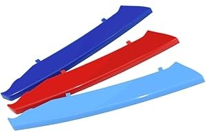 ontto Bandes décoratives pour calandre avant de voiture - Convient pour BMW 2003-2008 3 E90 - Accessoires de calandre avant - Décoration