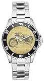 Marken Uhrwerk Kaliber PC21S Kiesenberg Uhr 20121 Geschenk Artikel für Puch 250 SG Motorrad Fans und Fahrer