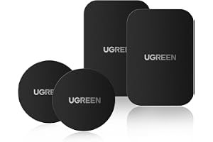 UGREEN Metal Plate Magnetic Patch Sticker(4 Pack), Universal Conversion Kit