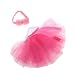 Imported Newborn Baby Girl Crochet Knit Tutu Skirt Photography Prop w/ Headband Pink RS.535.00