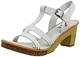 Cierre: Hebilla Art 1079 Becerro White/Amsterdam, Sandalias con Correa de Tobillo para Mujer, Blanco, 42 EU