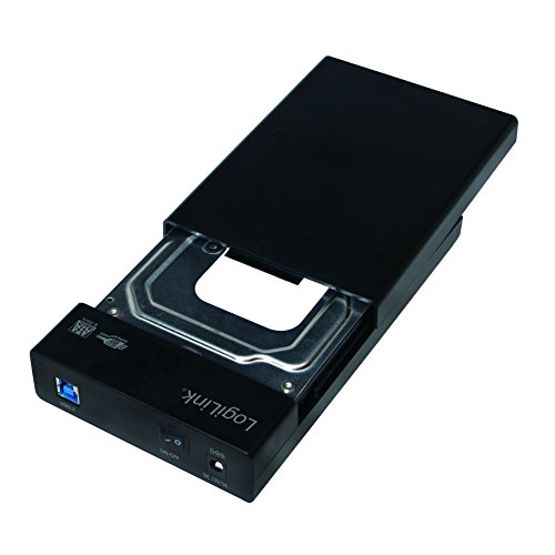 LogiLink UA0276 USB 3.0 Gehäuse Schutz für 88,9 cm (3,5 Zoll) SATA HDD schwarz - 3