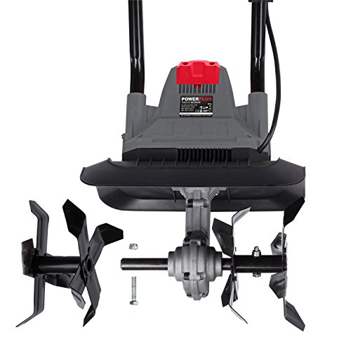 Powerplus Motorhacke 1050 W Bodenhacke Kultivator + anndora Knieschoner + Handschuhe - 7