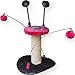 Produktbild PeSoBo Kratzbaum pink/rosa grau Katzenspielzeug Angel Kratzspielzeug Katzen Spielzeug mini Kratzbaum
