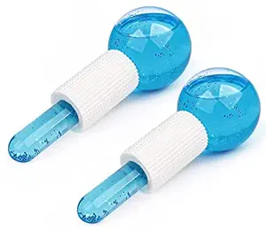 Morjhap Facial Ice Globes for Face | Ice Roller for Face Massager |Ice Globe Facial Massager |Ice Roller for Face & Eye Puffiness Relief (Multicolor) (Medium)