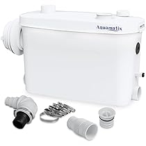 Pompa Sollevamento Acque TRMLBE 700W - Sistema 4 In 1 Per WC, Doccia E Lavatrice