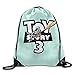 Produktbild DHNKW Unisex Fashion Drawstring Shoulder Backpacks Canvas Bags Casual Travel Bags Shoulder