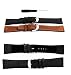Produktbild OKCS ® Premium Apple Watch 38 mm Basic / Sport / Edition ECHT Leder Armband Erstatzband Luxus Uhrenband Strap - in Schwarz