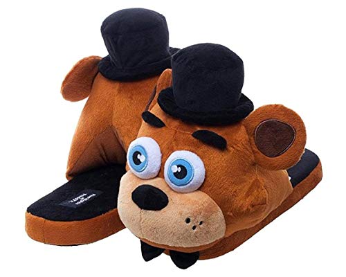 Five Nights At Freddys Freddy Fazbear Slippers Large - 