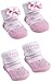 BABYTOWN Newborn Baby Babies Girls Socks Booties in Organza Gift Bag 0-12 Months