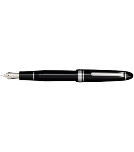セーラー万年筆 Sailor 1911 Large Black GT 21K Gold Medium Fine