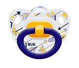 NUK Happy Days 6-18mths Silicone Orthodontic Soother (2 pack)