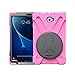 Produktbild Uonlytech PC Tablet Cover, Vollverdeckte Tablet-Abdeckung mit um 360 Grad drehbarem Ständer, kratzfeste Schutzhülle für 10,1-Zoll-Tablet SM-T580 / T585 (Pink)