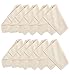 Price comparison product image 10 Pack Microfiber Cleaning Cloth 15x18cm - For Eyeglass, Computer Screen, Jewelry, iPhone, Kindle, Camera Lens, Glass, Stainless Steel, Silver and Delicate Surfaces