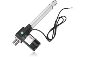 AUSLA Moteur D'actionneur Linéaire électrique 12V DC 6000N, pour Automobile, Machines Agricoles, Dispositifs Médicaux, Fauteuil Roulant électrique (200mm)