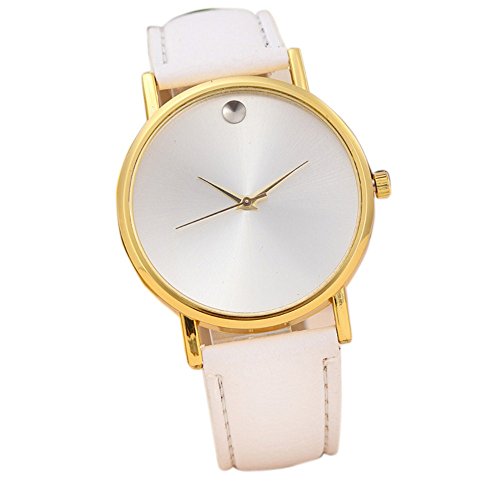 winwintom Frauen Retro Design Leder Band Armbanduhr Wei winwintom Frauen Retro Design Leder Band Armbanduhr Wei