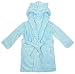 Boys Baby Toddler Elephant Motif Hooded Dressing Gown Blue sizes from 6 to 24 Months