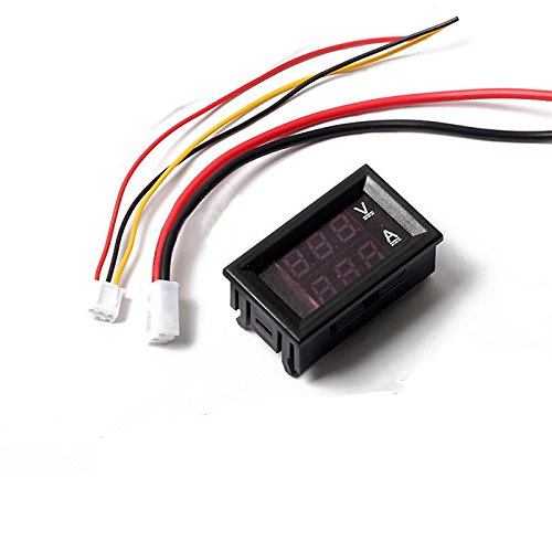 DC Voltmeter Amperemeter Dual Digital Volt Amp Meter Messgerät 100V 10A - 5
