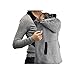 Zicac Comfortable Charpie Detachable Hood Blanket Cover with Pockets to Keep Hands Warm for Baby Sling Carrier Hipseat (Grey)