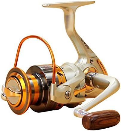 Left/right Handle Interchangeable 12BB Ball Bearing Durable Fishing Spinning Reel, Perfect for Saltwater/ Freshwater Fishing 500 1000-9000 Series (3000)