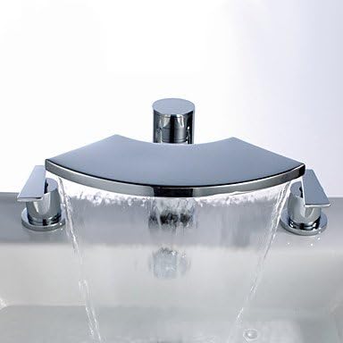 JinRou Modern and stylish Shower Mixer Contemporary Brass Waterfall Bathroom Sink Faucet