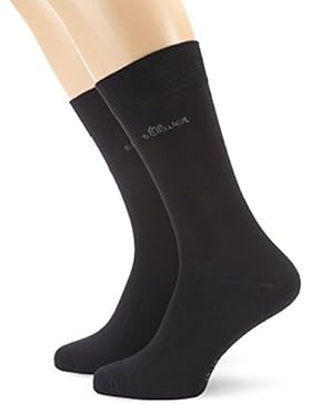 s.Oliver Unisex - Erwachsene Socke 2 er Pack, S20001