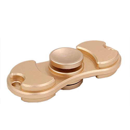 Fingertip Gyro Pinhen Fidget Spinner Toy Finger Hand Cube High Quality Durable Metal Stress reliever Anxiety Reducer ADD ADHD Mind Consentration (Gold) Fingertip Gyro Pinhen Fidget Spinner Toy Finger Hand Cube High Quality Durable Metal Stress reliever Anxiety Reducer ADD ADHD Mind Consentration (Gold)