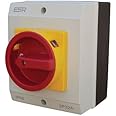 ESR Electrical E324P Switch Rotary Isolator Disconnector 4 Pole 32A IP65 Enclosure Outdoor Weatherproof Electrical Box IP65