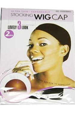 Magic Collection Invisible Expandable Ultra thin Stocking Wig Cap 2225 Brown