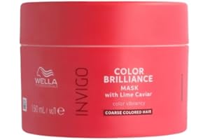 Wella Professionals Masque Invigo Color Brilliance - Maintient l'éclat et la protection de la couleur des cheveux - Masque pour cheveux colorés et épais, 150ml
