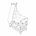roba Liebhabär 8949W P111 - Cot "Babysitter" 4 in 1