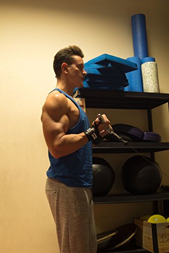 Handgelenkbandage (2er Set) – Wrist Wraps (54cm) für Fitness, Kraftsport, Bodybuilding, CrossFit Training – Bandage für Handgelenk-Stabilität beim Sport - 6