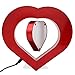 Produktbild Glodqy Magnetic Levitation Photo Frame Heart Shape Floating Photo Frame mit LED-Licht für Hochzeitsdekoration Geschenk - Rot - Modell AK-EGMP-01