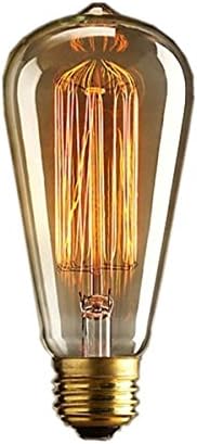 Appmax® DIMMABLE Lightning Vintage Light Bulb Retro Old Fashioned Edison Style E27 Screw ST64 19 anchors 40W 220V - Squirrel Cage tungsten filament glass antique Lamp