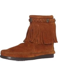 Minnetonka Hi Top Back Zip Boot 299 - Botas de ante para mujer