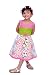 KILKARI MULTI PANELLED SQUARE NECK FROCKPINK6-12 M RS.349.50