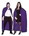 Produktbild Islander Fashions Unisex 65 Zoll Samt mit Kapuze Cape Adult Fancy Halloween Party Wear Zubehr Lila 65 Zoll