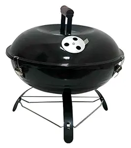 Fabrilla Kettle Charcoal Barbeque Grill Set (Black)