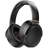 Roxel H500BT Wireless Over Ear Headphone with Microphone, Quick USB Charging with 15 Hours Battery Life, Bluetooth Compatible with Android and IOS Devices,Answer Incoming Calls, Black
